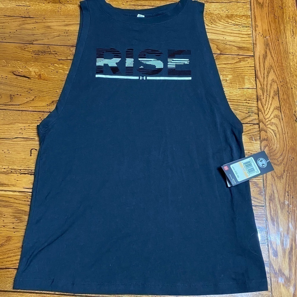 NEW Under Armour Rise Shirt Black